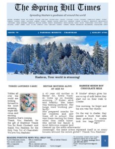 The Spring Hill Times Issue 79 Mikeitz Chanukah-thumbnail