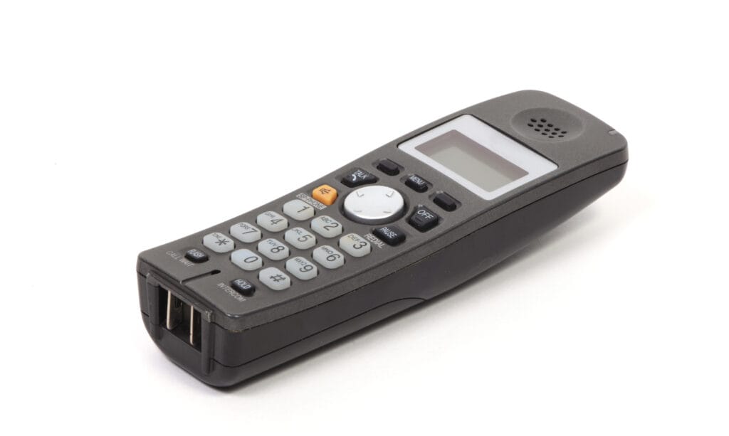 cordless phone white