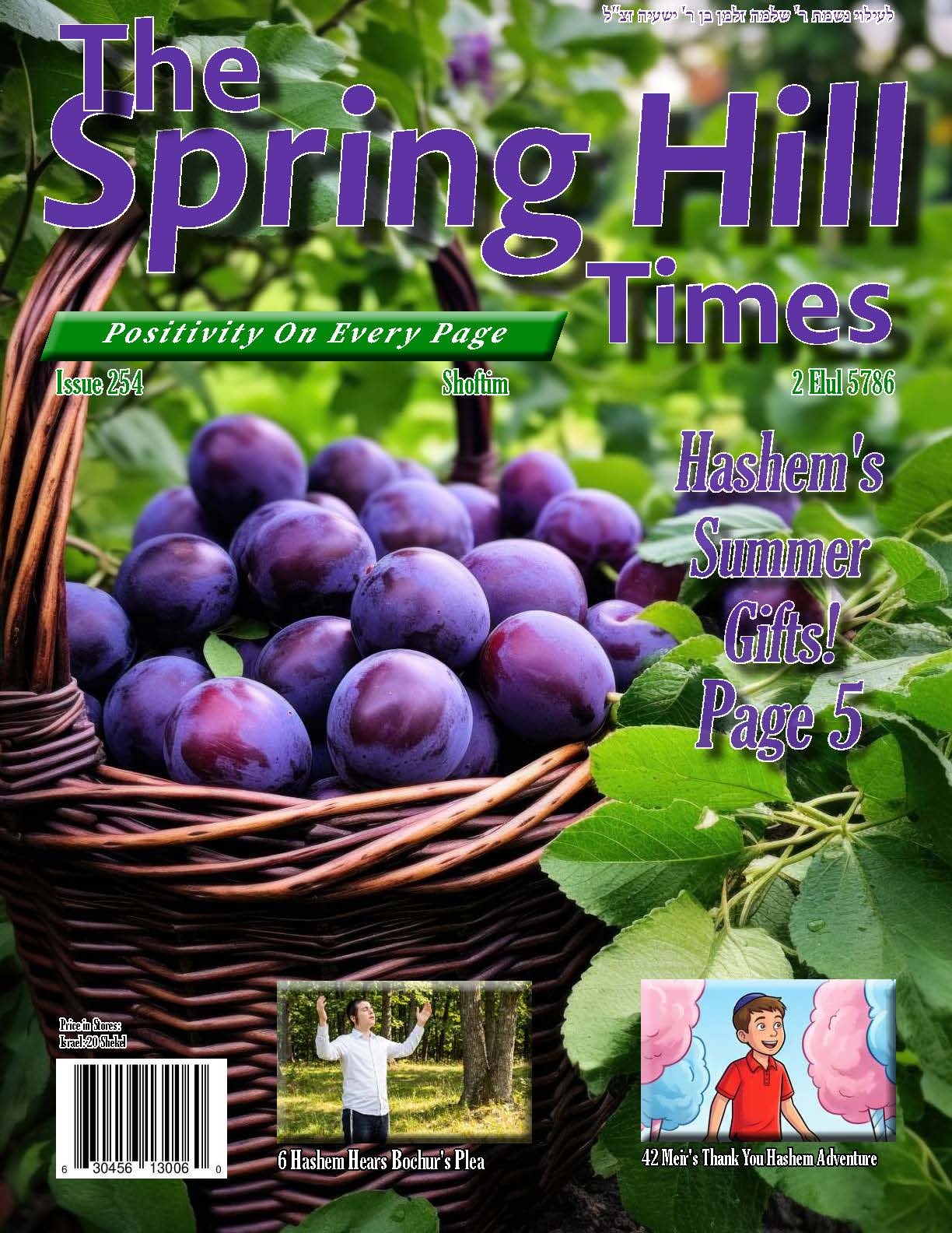 The Spring Hill Times Issue 254 Shoftim 5768